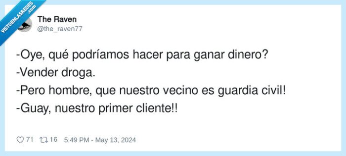 cliente,guardia civil,droga,dinero