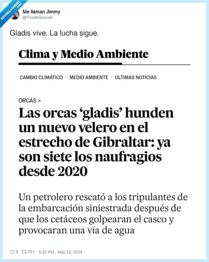 gladis,lucha,barcos,naufragios,orca,troll