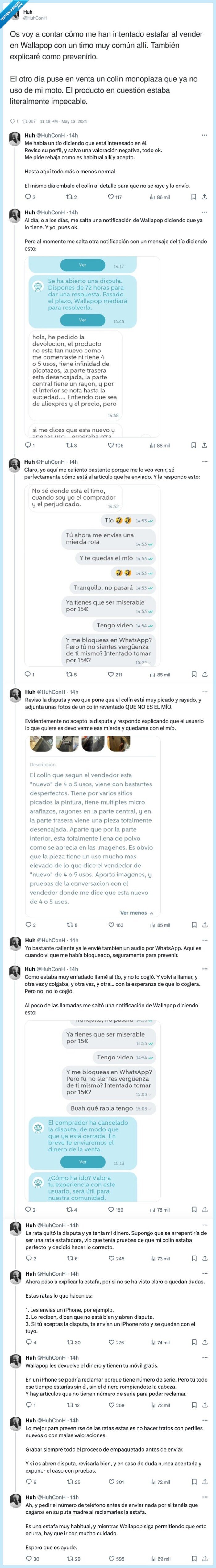 prevenir,wallapop,estafa,impecable