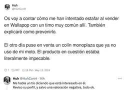 Enlace a Cuidado con las estafas de Wallapop, este chaval te indica cómo evitarlas
