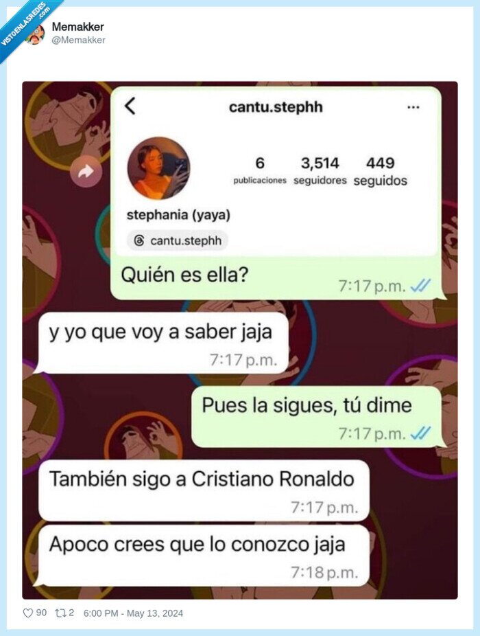 celos,seguir,instagram,cristiano ronaldo