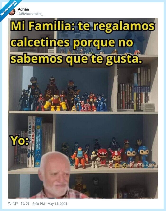 calcetines,agradecer,regalo,harold,figuritas