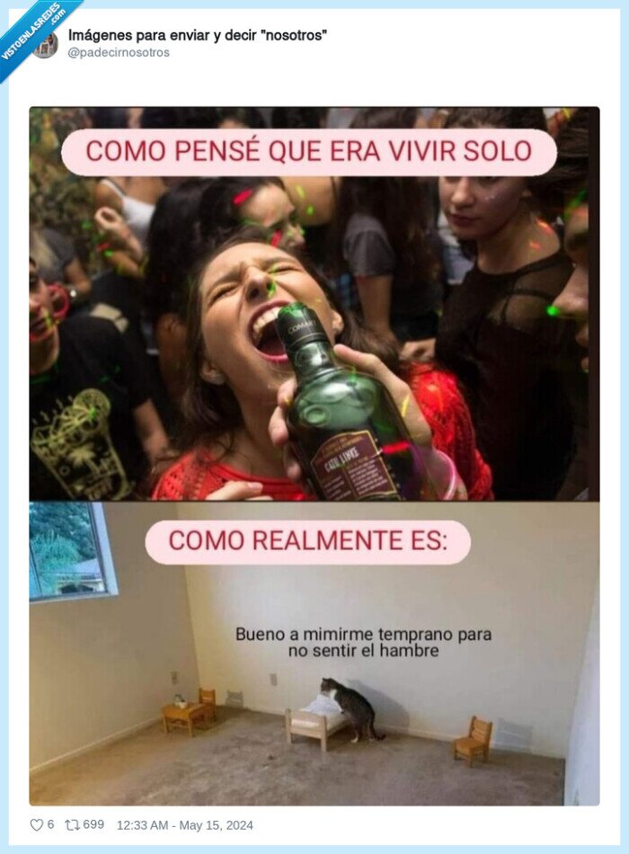 vivir solo,independizarse,emanciparse