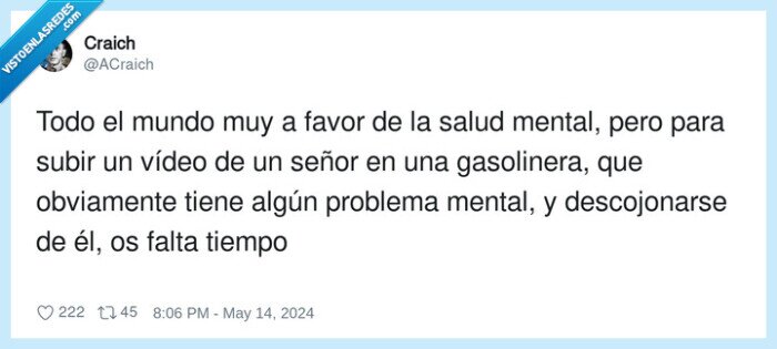 gasolinera,problema mental,manguera,señor
