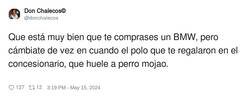 Enlace a Hay que ser tieso, por @donchalecos