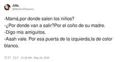 Enlace a ¿Por dónde salen los niños?, por @MedinaRabasco