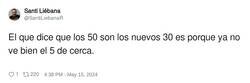 Enlace a Los 50 es una edad bien jodida, por @SantiLiebanaR