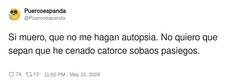 Enlace a O la pizza entre pecho y espalda que te han metido, por @Puercoespanda