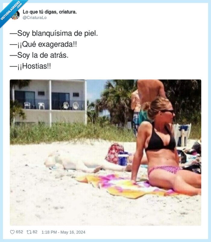 blanquísima,exagerada,playa,detras