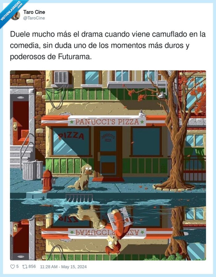 futurama,perro,solo,abandonado