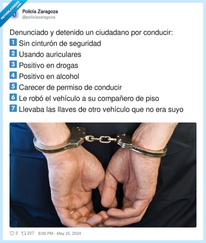 auriculares,denuncia,compañero,vehículo,cinturón,multa,todas