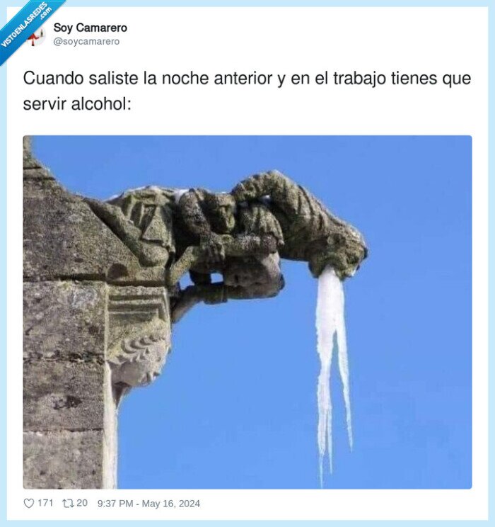 noche anterior,salir,trabajo,alcohol