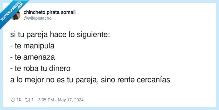 cercanías,renfe,manipular,amenazar,pareja