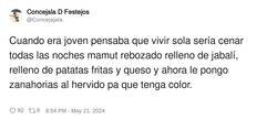Enlace a Ayyyy la vida del independizado, por @Concejajala