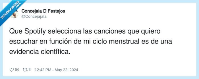 seleccionar,canciones,menstrual,evidencia científica,escuchar