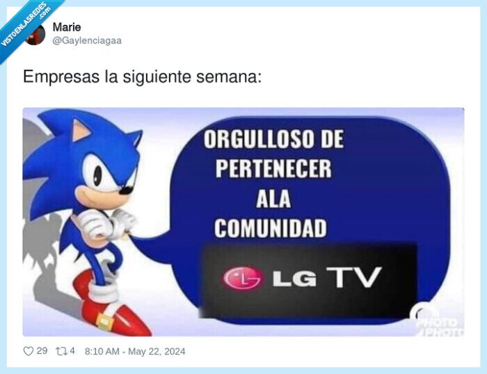 lgbtqi,empresas,semana,sonic