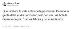 Enlace a Éramos felices y no lo sabíamos, por @cansinoroyal