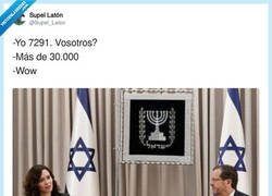 Enlace a Cumbre Díaz Ayuso - Israel, por @Supel_Laton