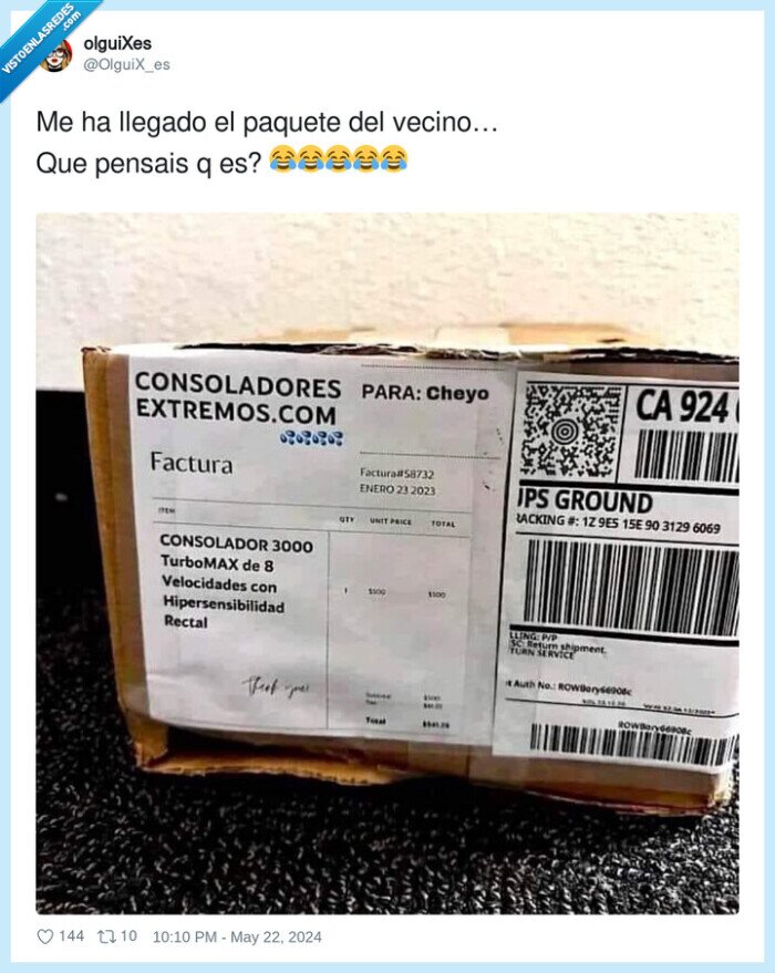 vecino,llegado,paquete,c0nsoladoresextremos