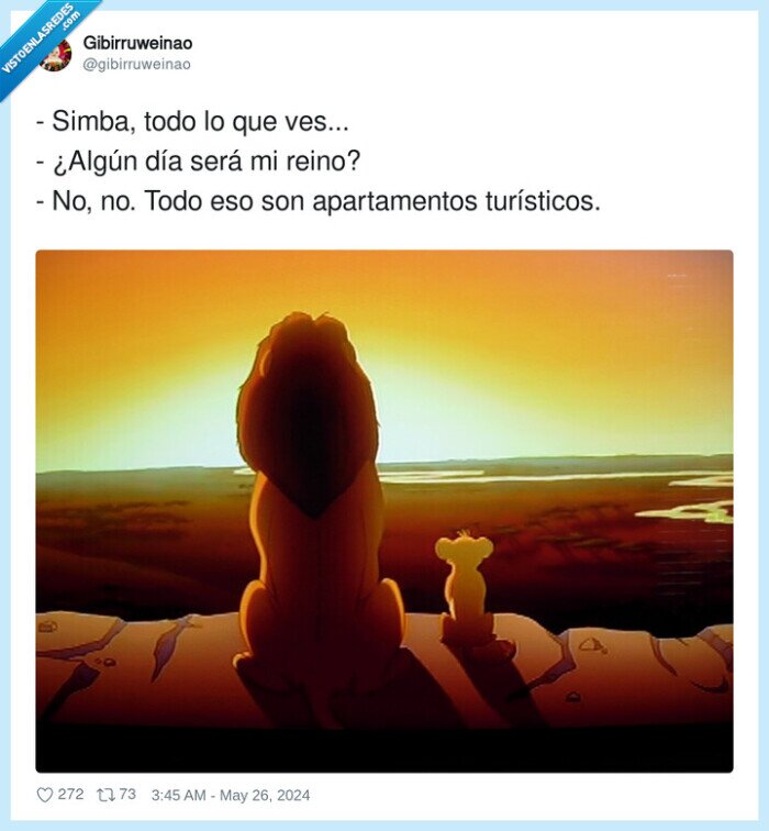 apartamentos turísticos,simba,rey leon,reino