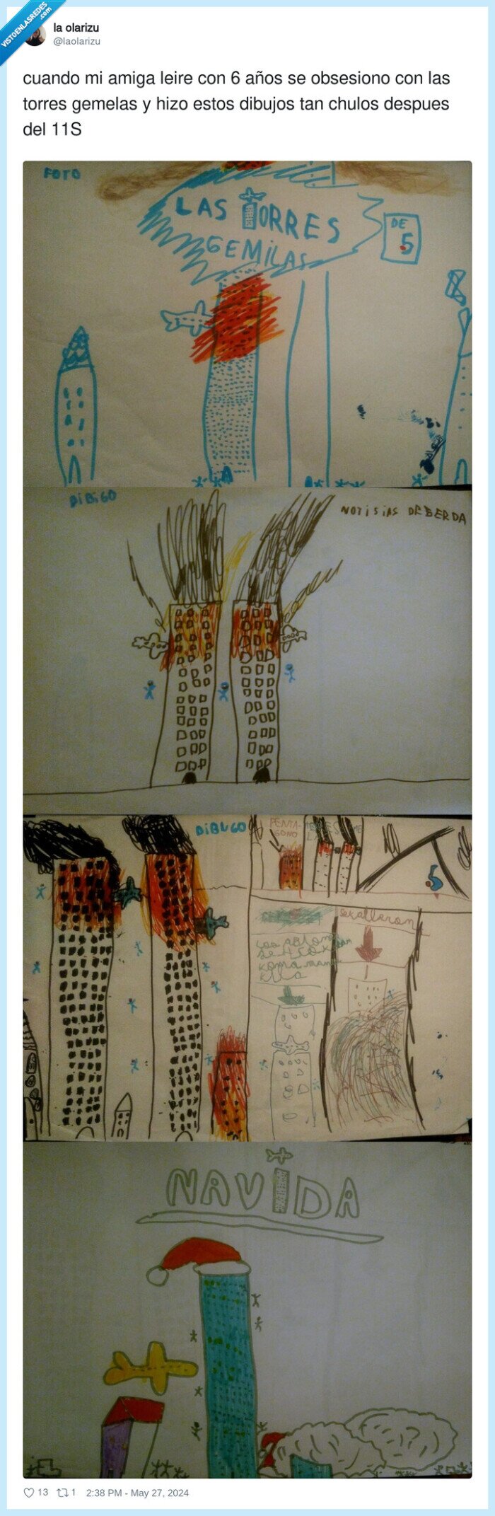 obsesion,torres gemelas,dibujos