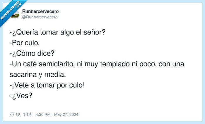 semiclarito,templado,sacarina,cafe,tomar