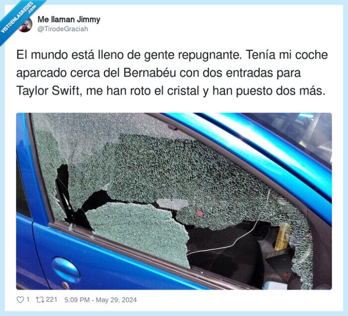 bernabéu,aparcado,entradas,cristal,swift