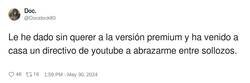 Enlace a Suscriptor número 1 de youtube premium, por @Docstock80