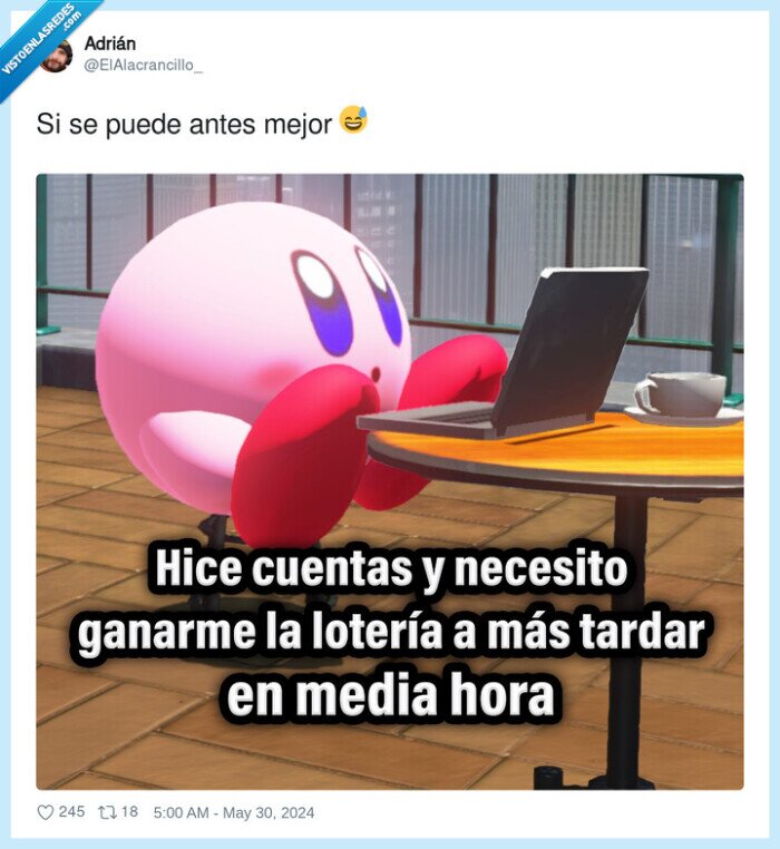 kirby,loteria,tocar,necesito