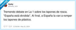 Enlace a España está dividida, por @Hanky_solo