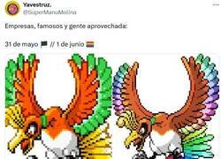 Enlace a Llegan las banderitas y los arcoiris por @supermanumolina