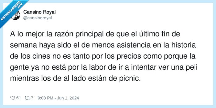 asistencia,cine,picnic