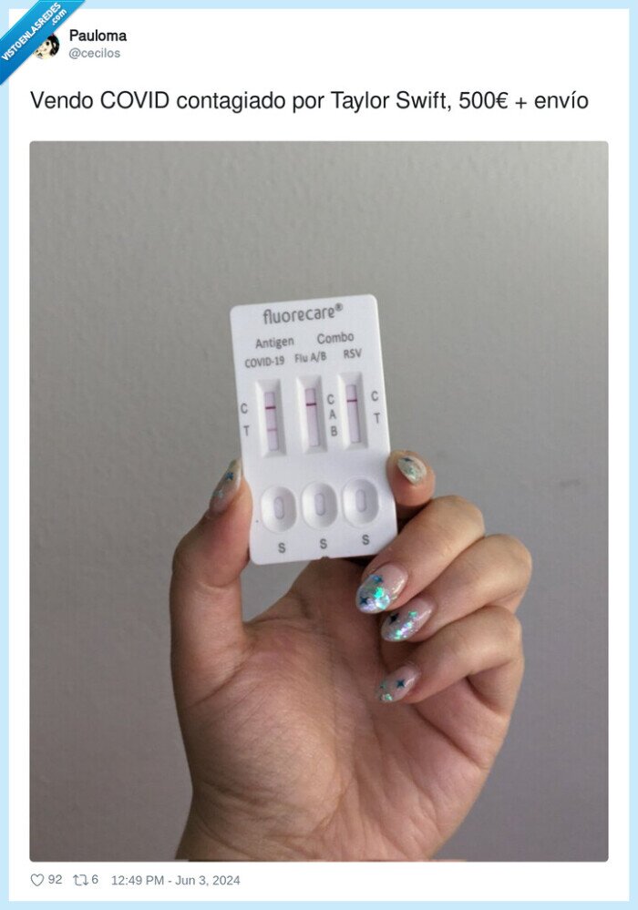 contagio,taylor swift,500€,test,covid