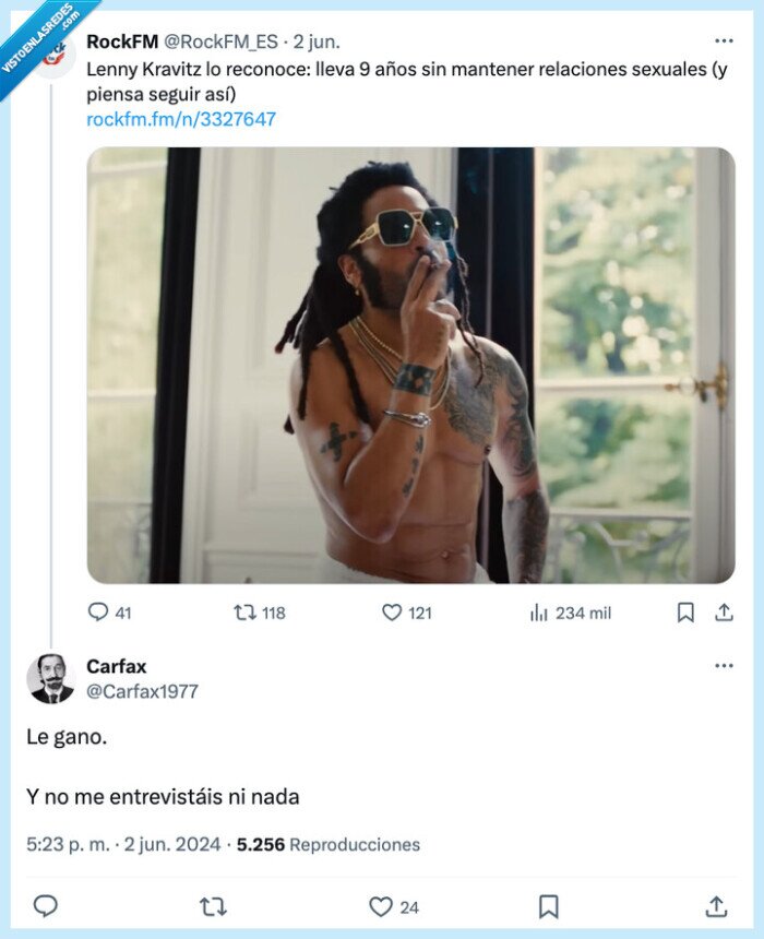 sexo,ausente,lenny kravitz