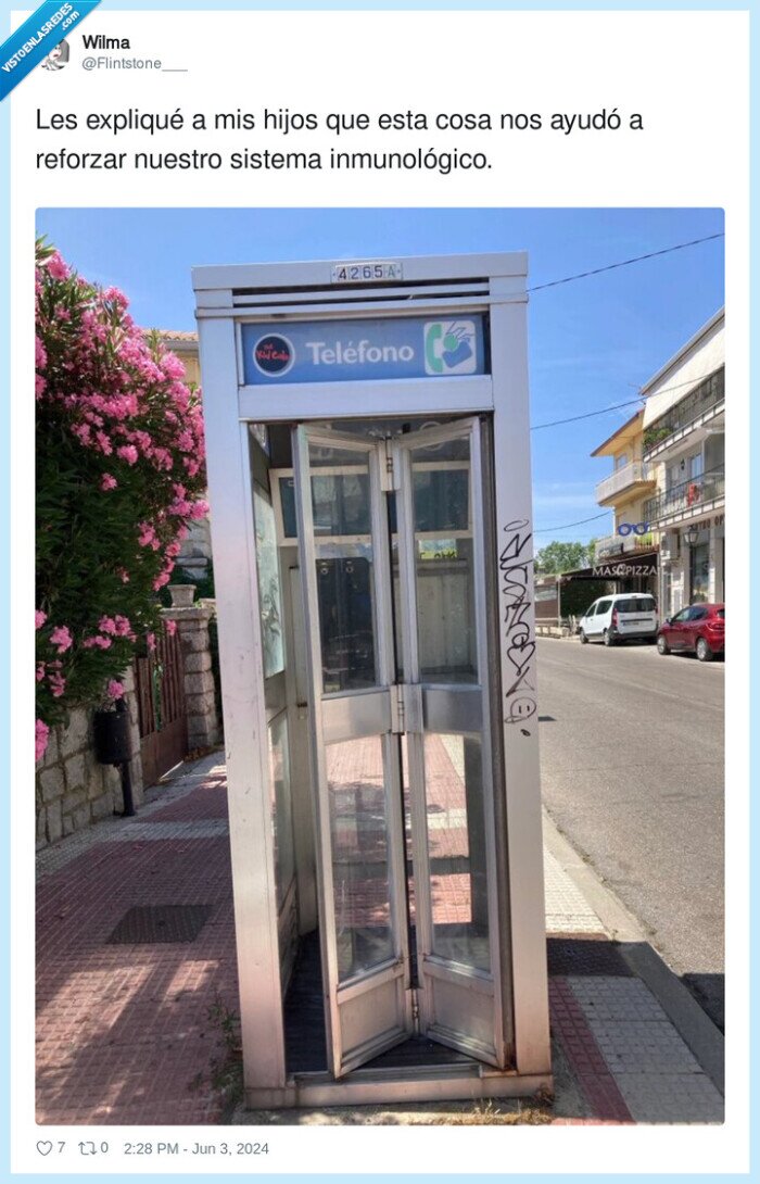 sistema inmunológico,cabina de teléfono