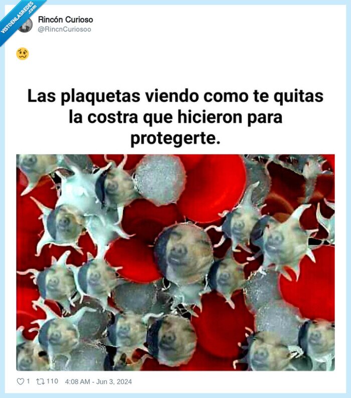 rascar,plaquetas,sangre,costra