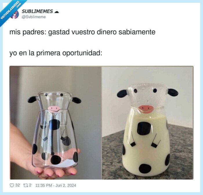 oportunidad,sabiamente,dinero,gastar,vaca,jarra