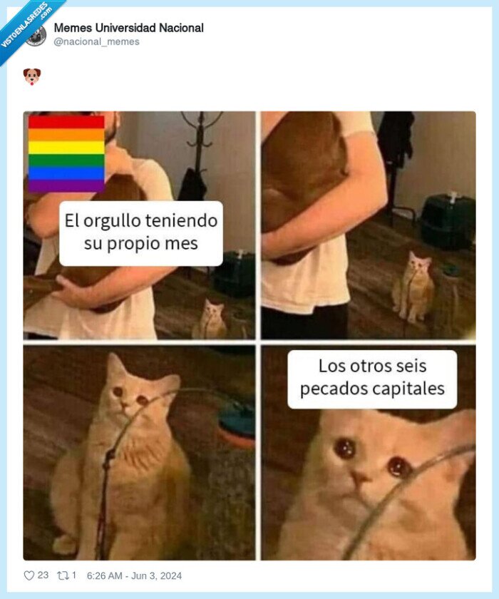 1588603 - Qué les costaba dedicar un mes a cada uno ¿no?, por @nacional_memes