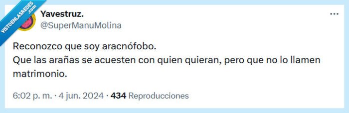 araña,fobia,casarse