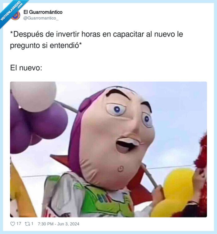 trabajador,novato,tonto,corto,capacitar,invertir,horas