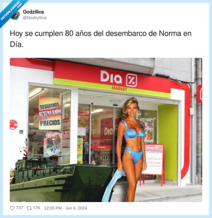 desembarco,norma duval,chistaco,dia