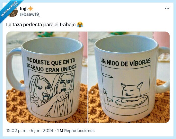 taza,trabajo,viboras,nido