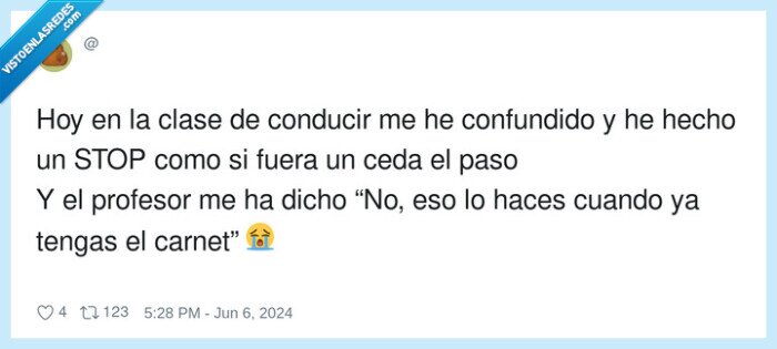 stop,carnet,conducir,profesor