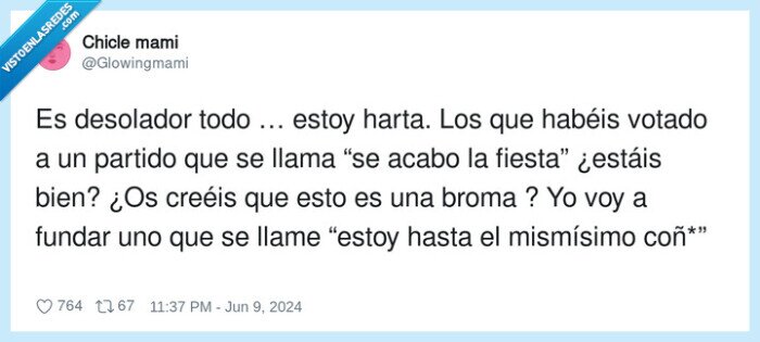 alvise,elecciones,se acabo la fiesta,partidos políticos