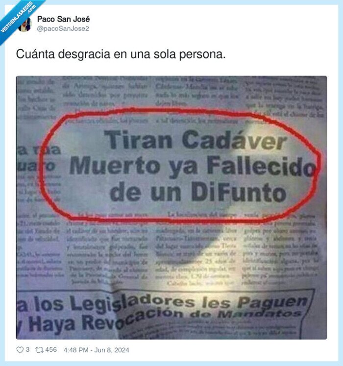 desgracia,noticia,periodico,cadaver