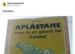 Enlace a Carteles que te hunden, por @MarujaDesespera