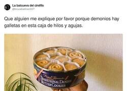 Enlace a Se me hace raro ver ahí galletas, por @brucebatman007