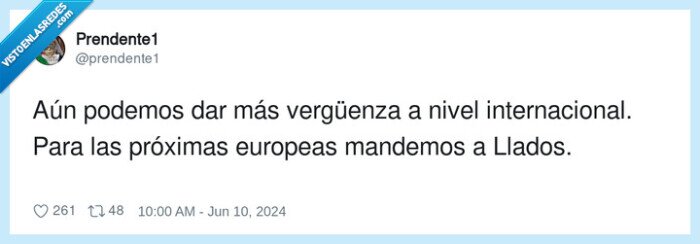 internacional,vergüenza,elecciones europeas,mandar,llados