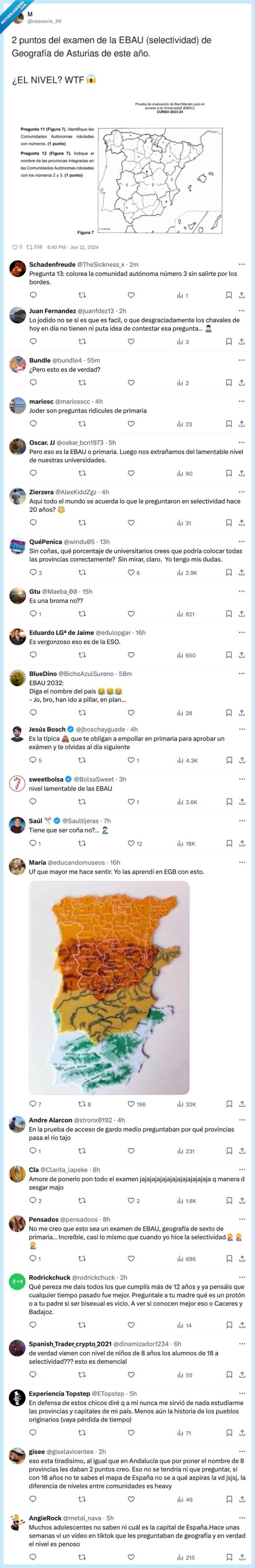 selectividad,geografía,asturias,puntos,examen,nivel,ebau