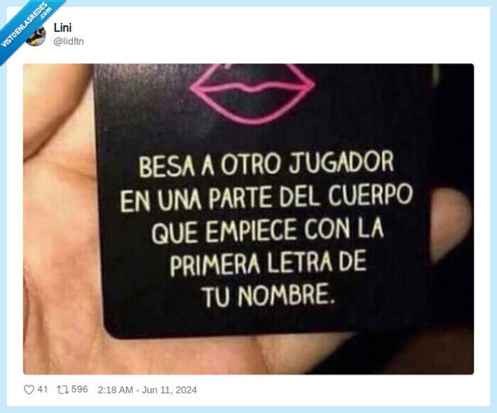 tocar,besar,nombre,letra